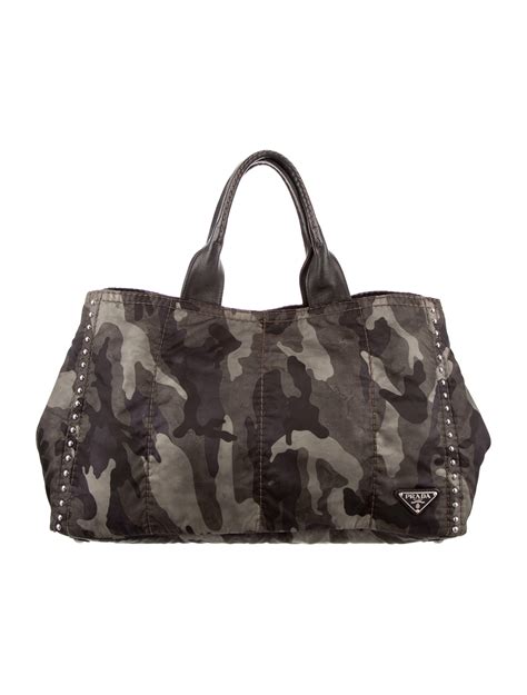 prada camo tote bag|prada denim tote bag.